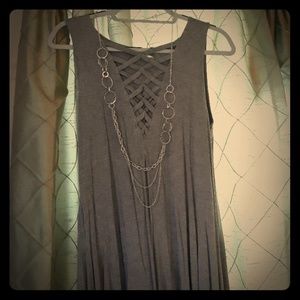 Sleeveless tshirt dress